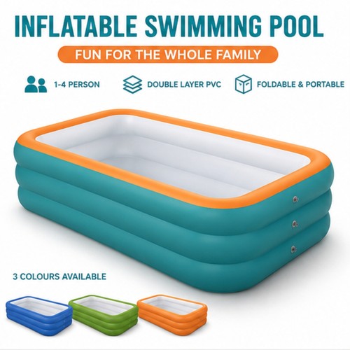 Inflatable paddling pool - paddling,