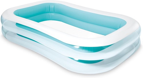 Large family swimming - swimming, pool