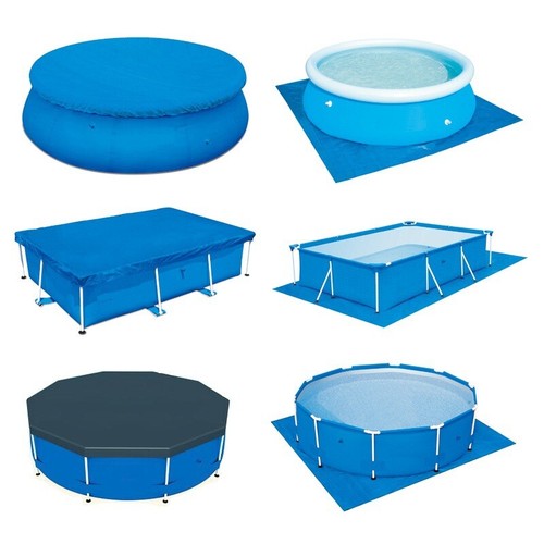 Round swimming pool - pool, cover