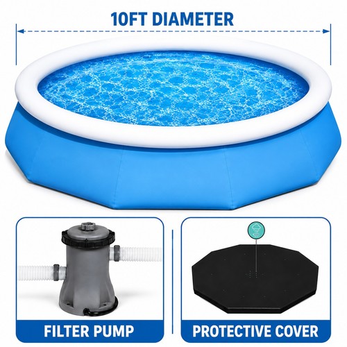 10ft swimming pool 3200l - swimming,