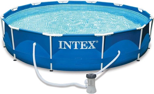 Metal frame pool set - frame, set,