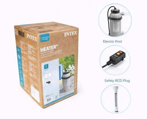 Opened intex electric pool - -,